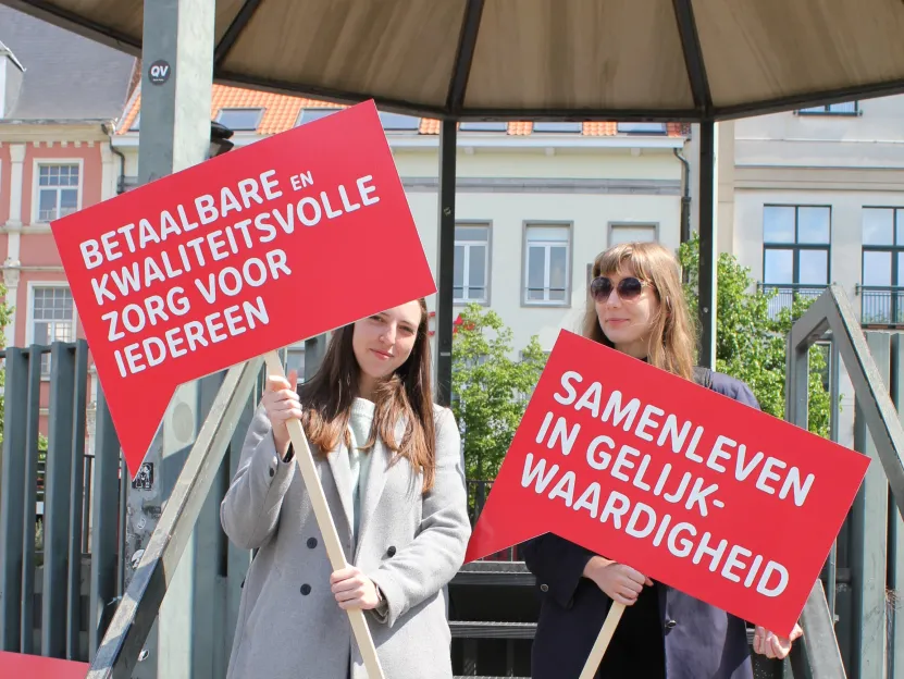 Betaalbare en kwaliteitsvolle zorg voor iedereen; samenleven in gelijkwaardigheid